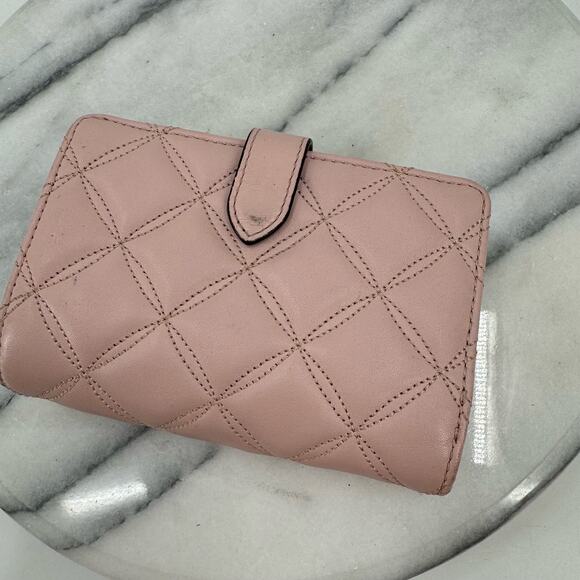 Kate Spade New York Light Pink Natalia Medium Compact Bifold Wallet - Picture 1 of 8